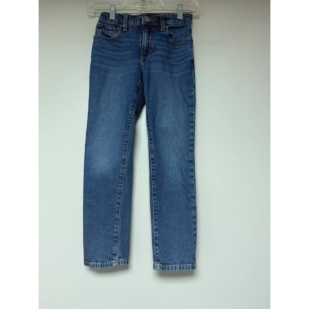 GAP‎ Slim Taper Jeans Boys Size 8 Blue Excellent Medium Wash Denim